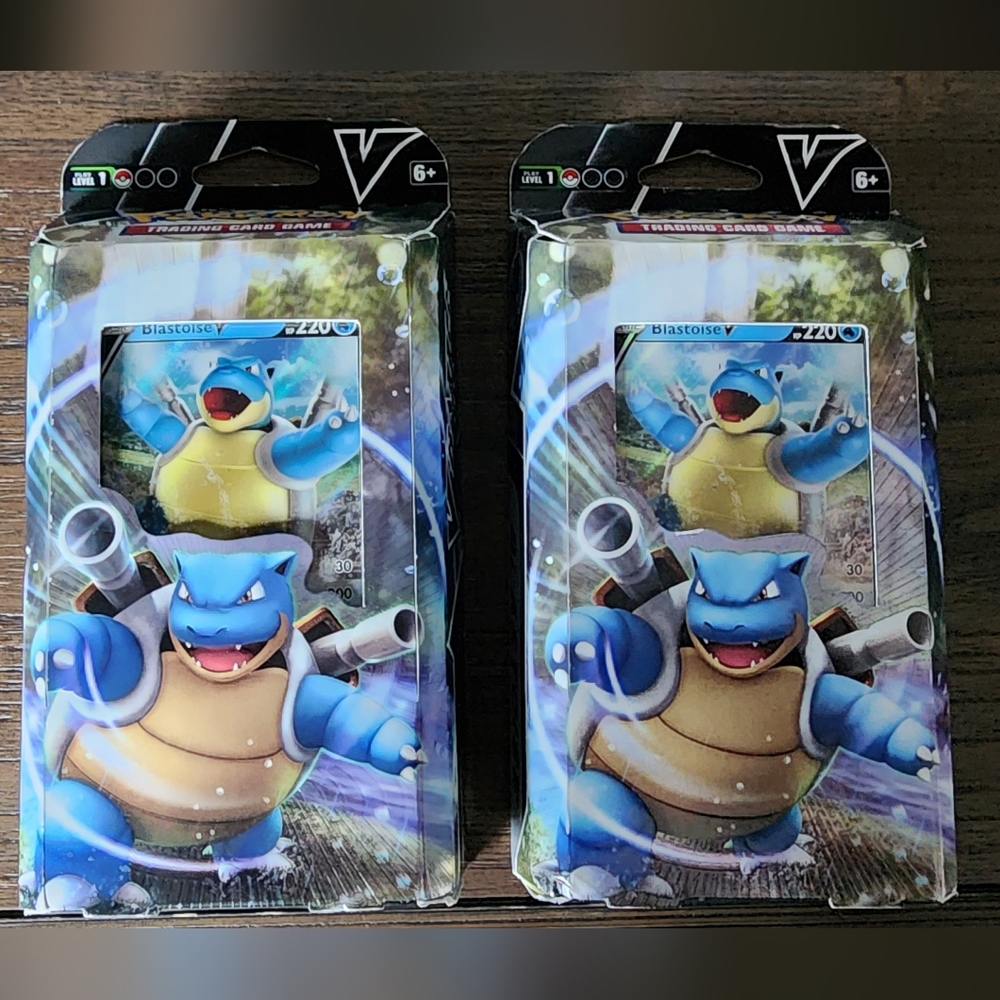 Pokemon TCG V-Battle Deck - Blastoise Theme x2